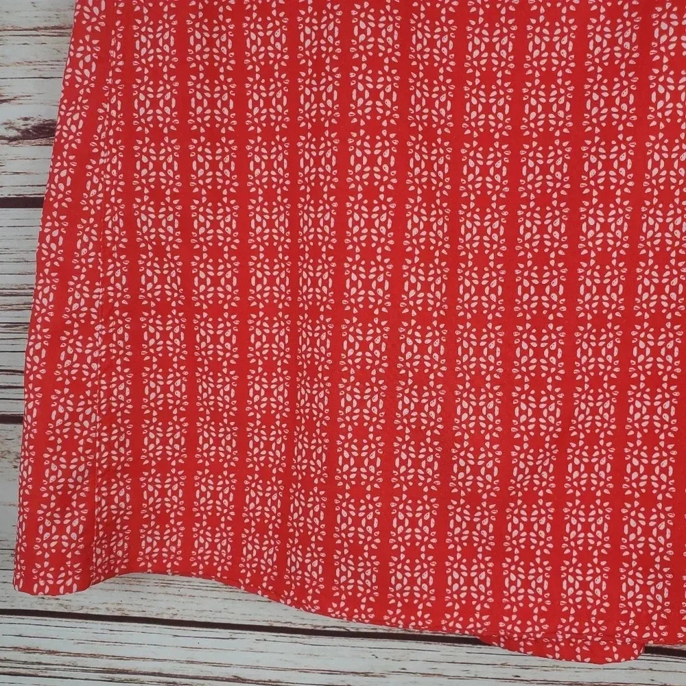 RipSkirt Womens Large Style 1 Red/White "Sunflower Seeds" Short Wrap Skirt - Picture 5 of 9